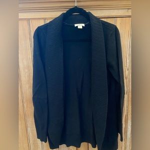 Ann Taylor Loft black cardigan, size M